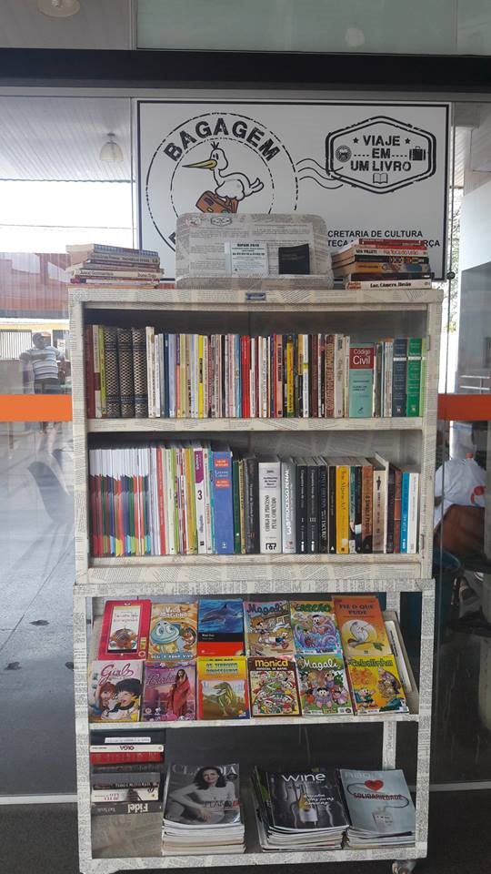 Projeto Bagagem Literária – Viaje em Livro” em Garça recebe mais de 250 livros