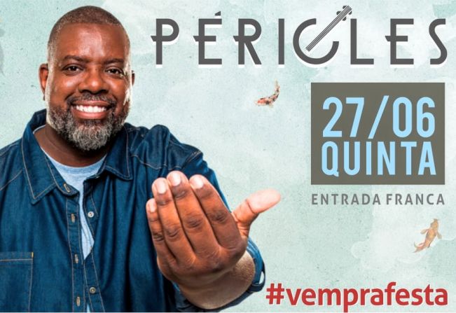 Cerejeiras Festival 2019 anuncia 1º show: dia 27 de junho, Péricles!