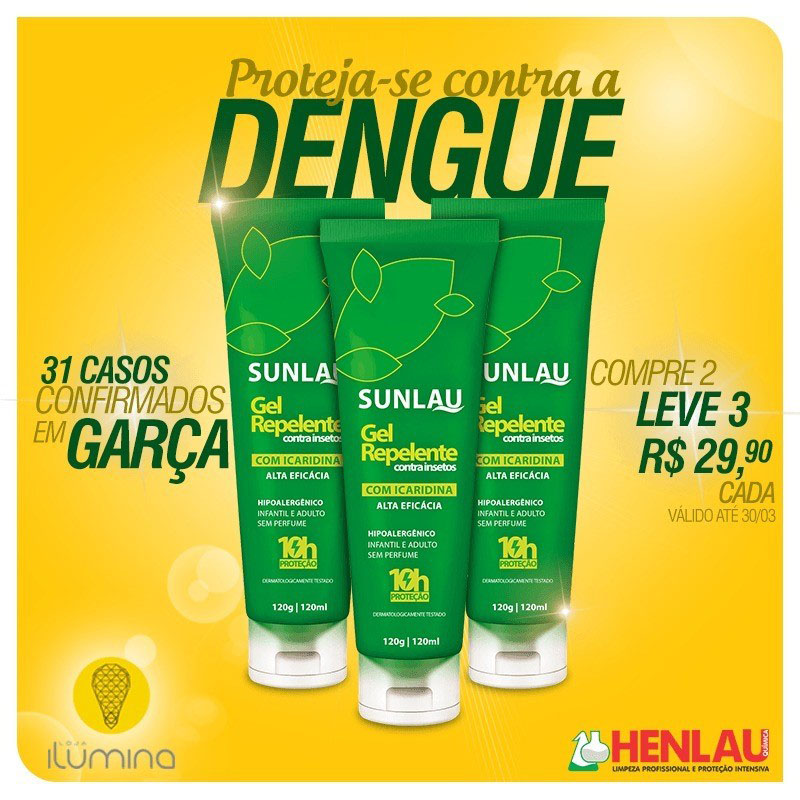 Ilumina e Henlau: juntas numa campanha contra a Dengue