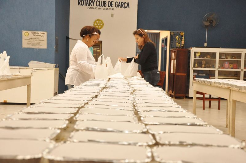 Bacalhoada do Rotary Club de Garça será entregue neste sábado 