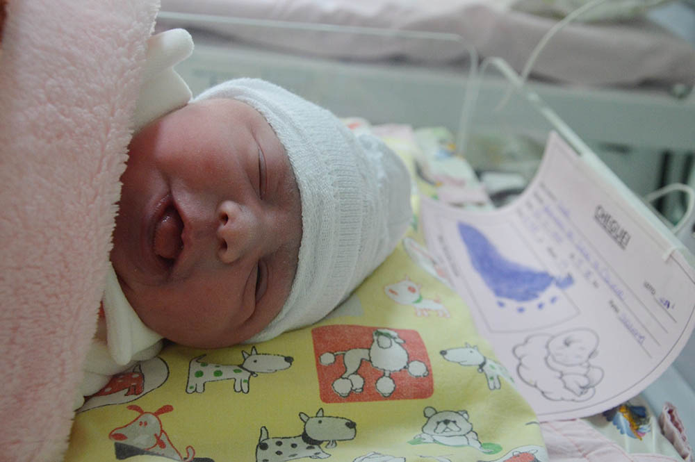 Primeiro bebê de 2020 em Garça é uma menina: Sarah