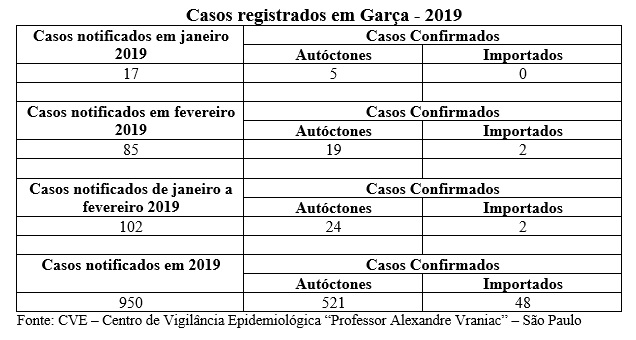 ACIG: casos de dengue aumentam e associação mostra preocupação