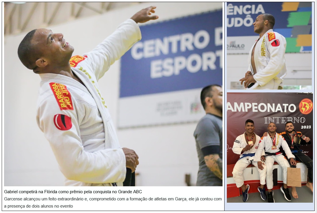 Garcense tem confirmada presença no Panamericano de Jiu Jitsu que vai acontecer nos EUA