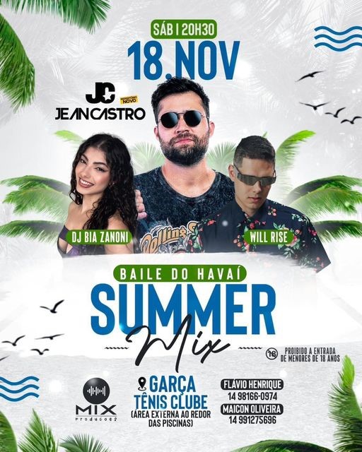 Garça Tênis Clube realiza Baile do Havaí