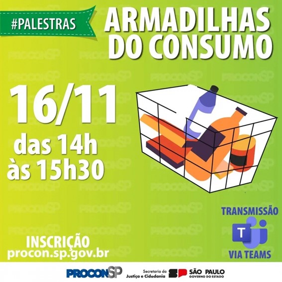  PROCON SP realiza palestra “Armadilhas do Consumo” na quinta-feira
