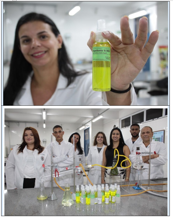  Estudantes da Agrícola desenvolvem repelente natural contra mosquito da dengue 