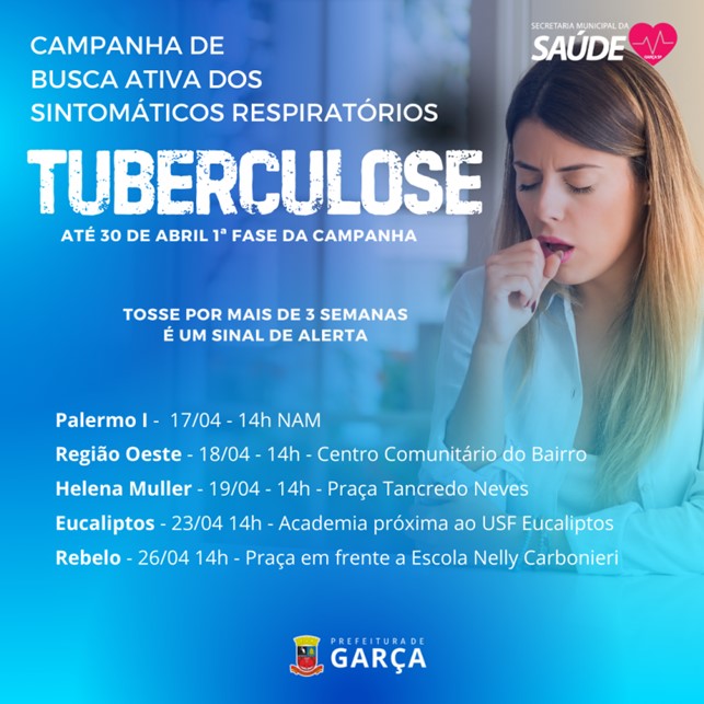 Garça realiza campanha de busca ativa de doenças respiratórias