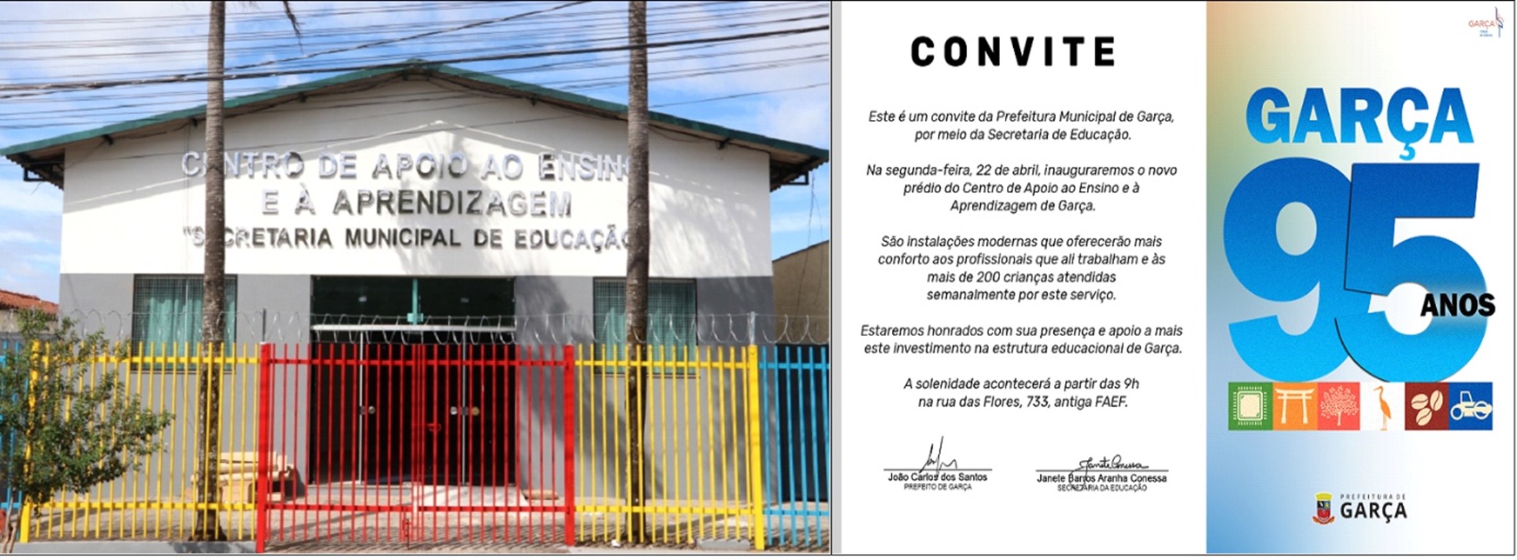 Administração Municipal inaugura hoje novo Centro de Apoio ao Ensino e Aprendizagem