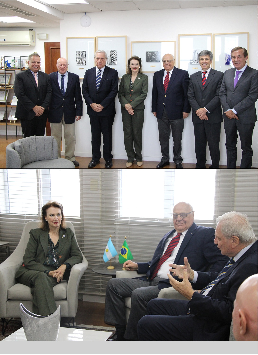  Presidente da Facesp recebe a visita da chanceler da Argentina, Diana Mondino