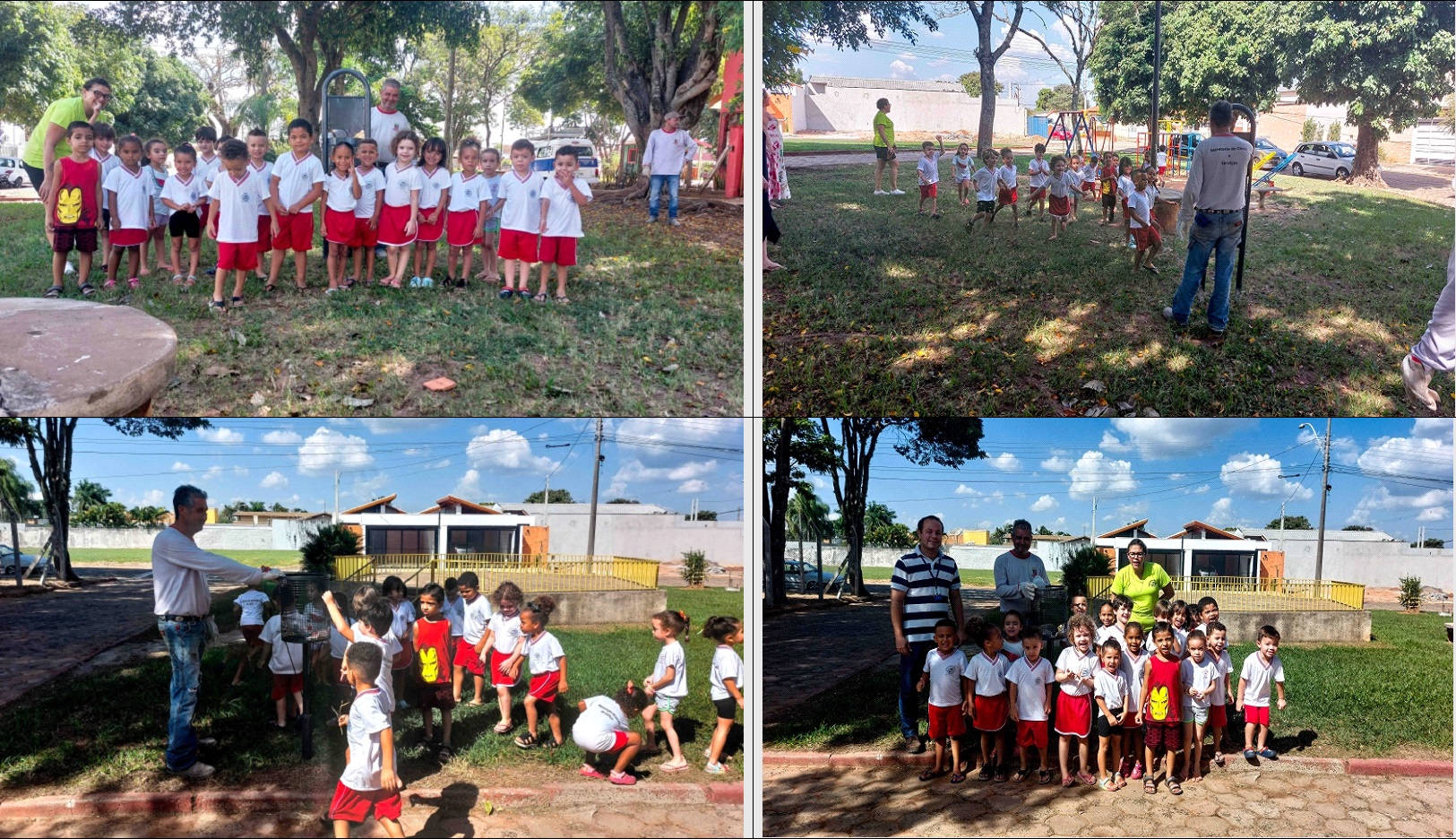 Alunos da EMEI Maria Helena fazem solicitações para melhorias da praça da escola