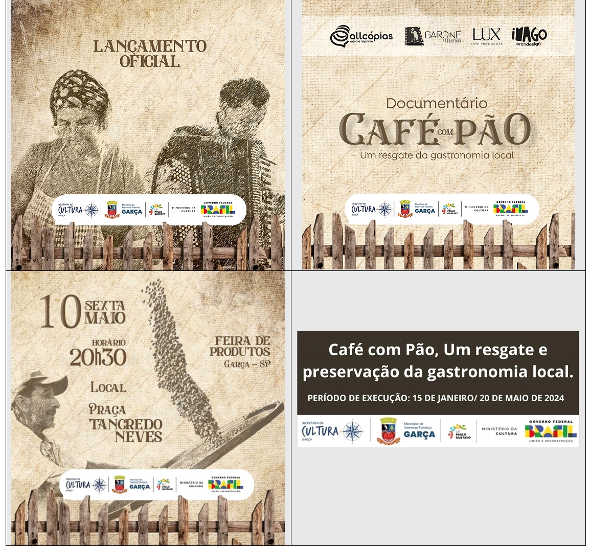  Sexta-feira tem estreia do documentário “Café com Pão”