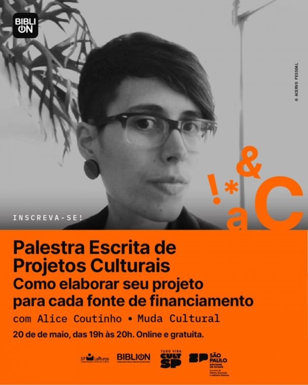 Biblion: Palestra "Como elaborar seu projeto para cada fonte de financiamento?" acontece dia 20