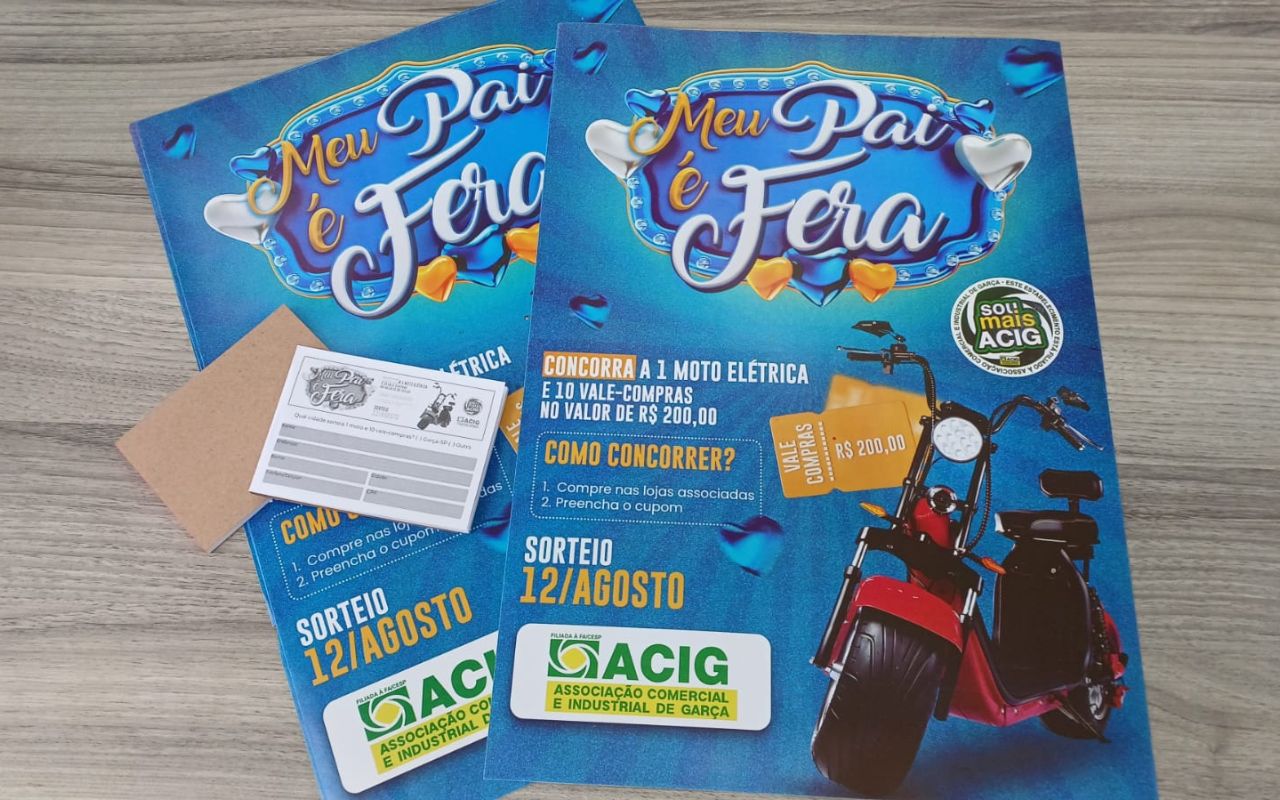 ACIG inicia entrega de cupons e materiais para campanha “Meu pai é fera”