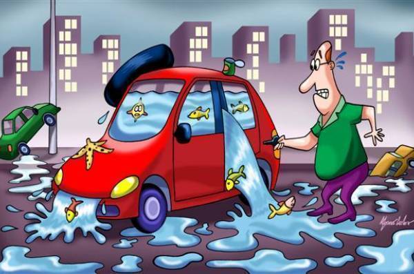 Saiba o que fazer com seu carro em caso de enchente