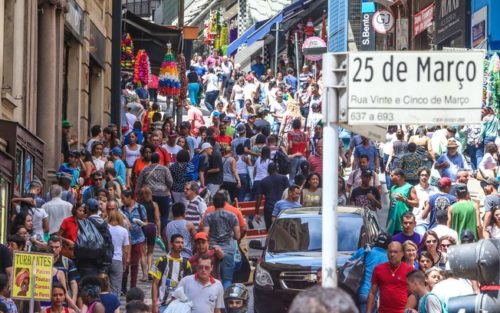  Índice de expansão do comércio cresce 1,6% em São Paulo este mês