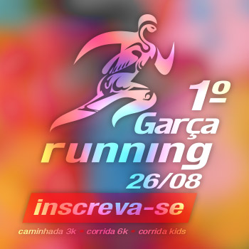 1.º Garça Running: evento acontece no mês que vem dia 26